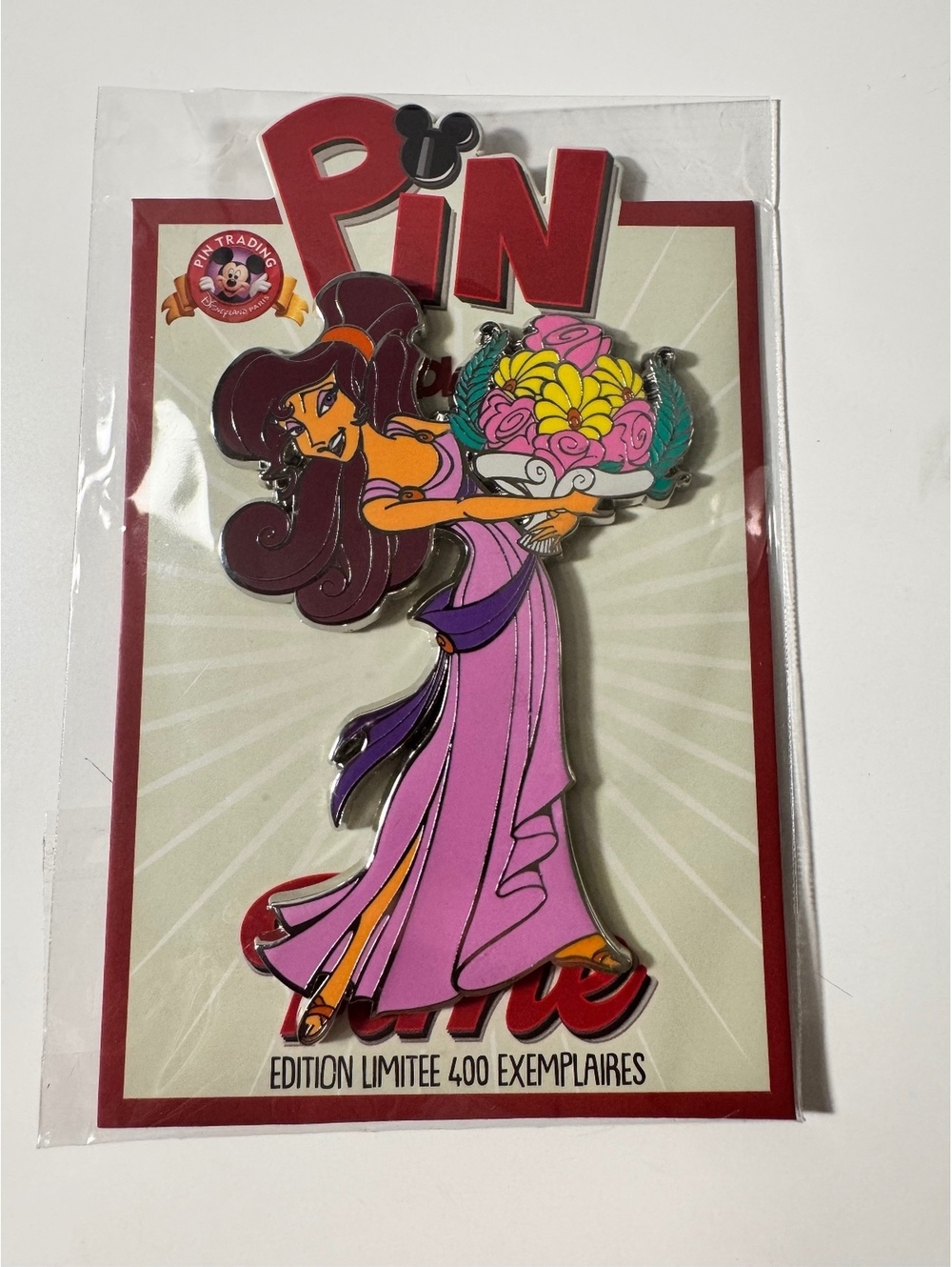 Disney Pin Disneyland Paris Pin Trading Time LE 400 Megara from Hercules